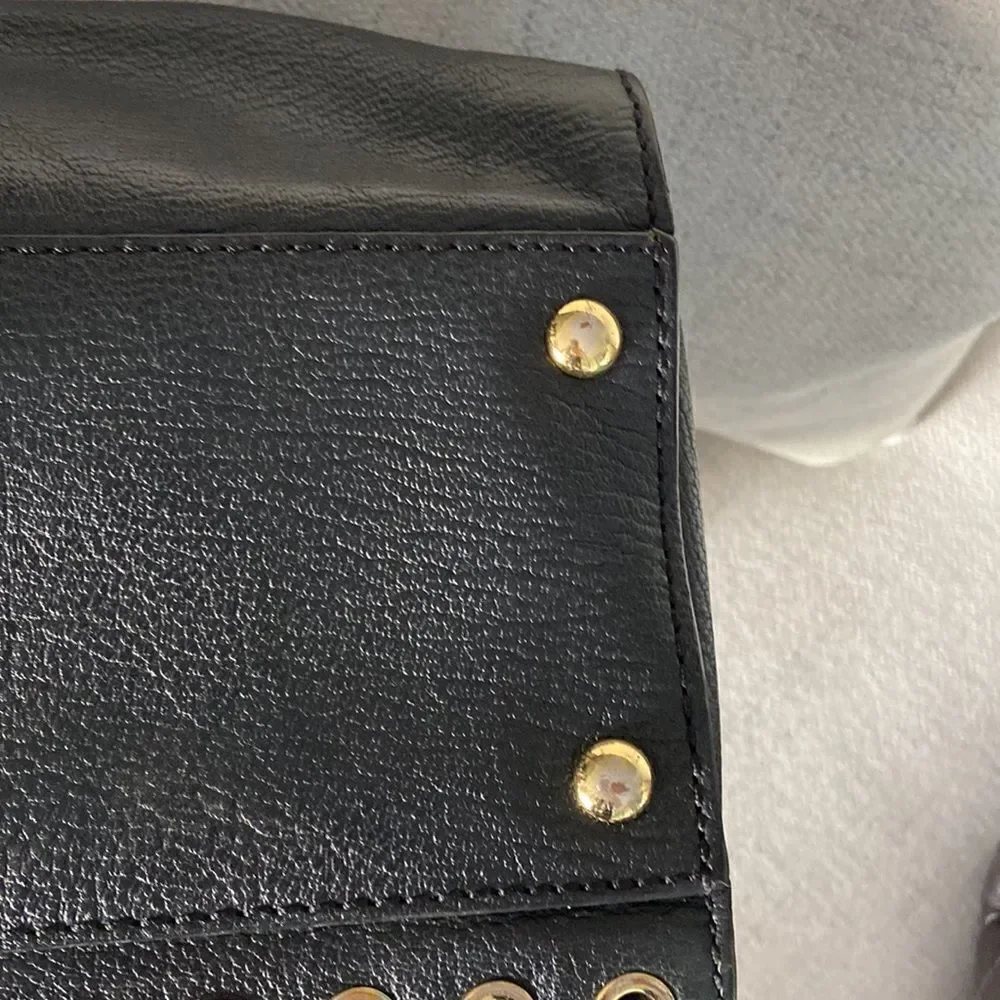 Michael Kors vintage black and gold details shoulder bag EUC